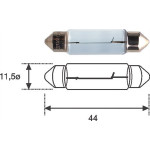 MAGNETI MARELLI Glühlampe, Kennzeichenleuchte